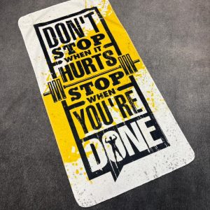حوله ورزشی ( زیر انداز ) dont stop