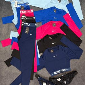 ست لگ و نیمتنه آستین بلند Nike pro