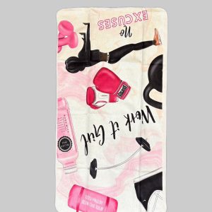 حوله ورزشی صورتی کد 8270