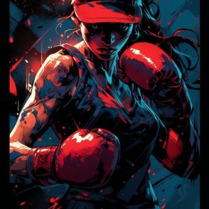 حوله ورزشی بوکس قرمز کد 8270