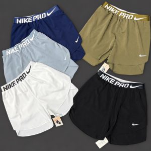 شورتک nike pro بغل چاکدار کد 3040